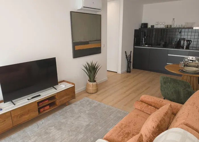 Lejlighed Flat With Garage And Balcony With View To A Garden Vila Nova de Gaia